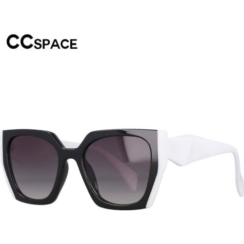 53222 Two-Tone Oversized Brand Sunglasses Designer Anti-Ultraviolet Fashion Men Women Retro Glasses