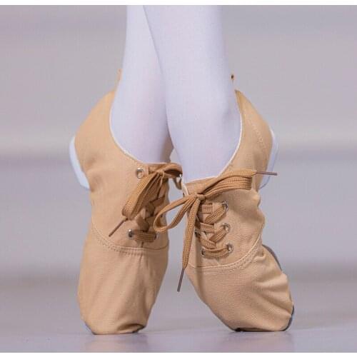 Canvas Soft Ballet Shoes Soft Jazz Shoes Indoor Dance Shoes Practice Dance Shoe