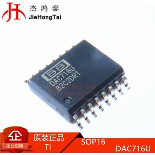 Free shipping DAC716U 716U 16-Bit SOP16 10PCS