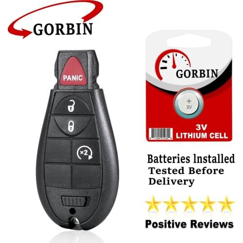 GQ4-53T 3+1 4 Buttons Smart Remote Car Key for Jeep Cherokee 2014 2015 2016 2017 2018 2019 433Mhz PCF7961 Chip for Jeep Key