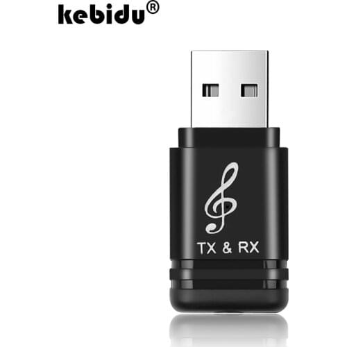 Kebidu Bluetooth 5.0 Audio Receiver Transmitter Mini Stereo Bluetooth AUX RCA USB 3.5mm Jack For TV PC Car Kit Wireless Adapter