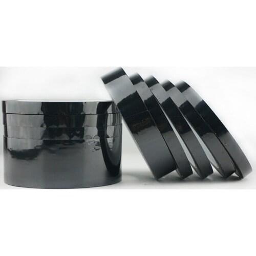 Black Film Shading Masking Tape PET High Temperature Shading No Trace Waterproof LED Llight Block 66M