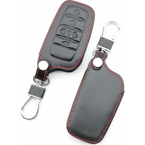 For Toyota chr c-hr land cruiser 200 avensis auris corolla Soft Leather car key cover car wallet protect shell car accessories