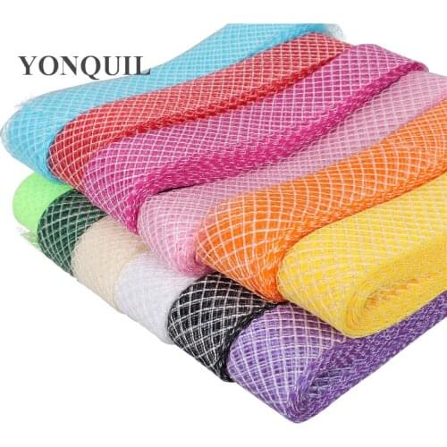 WIDTH 4.5CM Crinoline Horsehair Nylon Wedding Mesh DIY Hair Accessories Party Fascinators Material Fabric Craft 100Yards/Lot