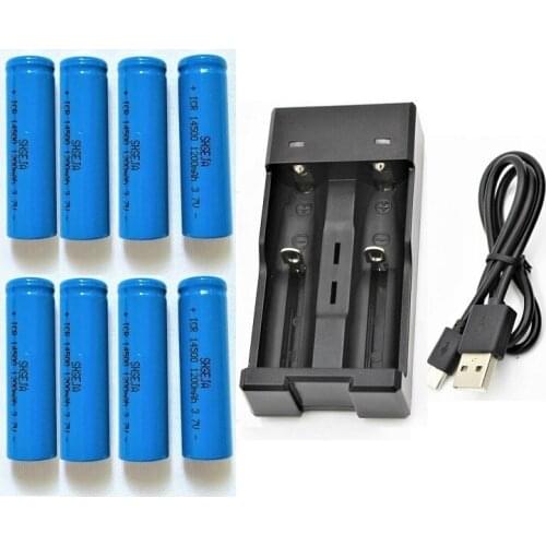 New Original High Capacity AA 1200mAh VR2 14500 Batteries Li-ion 3.7v Rechargeable Battey +3.7V 14500 18650 USB Battery Charger