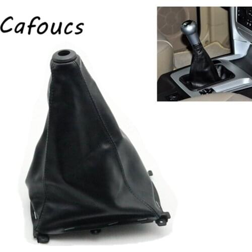 Cafoucs Brand New black Gear shift knob Dust Cover For Hyundai Terracan 2001-2006