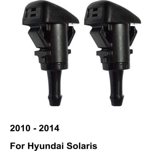 Front Windshield Washer Nozzle 986303J000 for Hyundai Solaris ( 2010 - 2014 ) ( Pack of 2 )