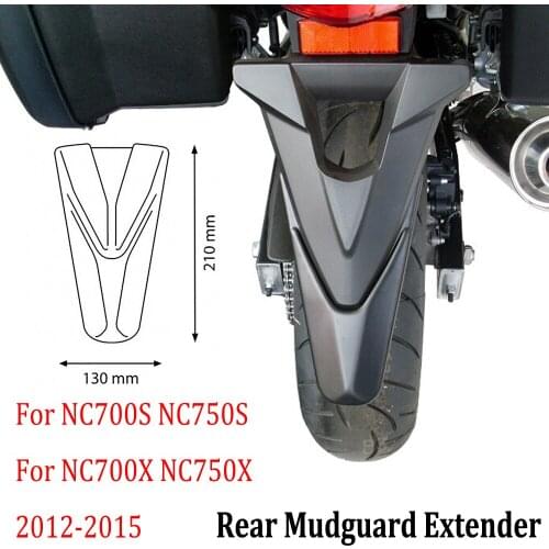 For Honda NC700S NC750S NC700X NC750X NC 700 750 X S Motorcycle Front Extender Mudguard Rear Fender 2012 2013 2014 2015 NC750 X