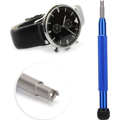 Professional Screwdriver Watches Movement Screwdriver Watch Repairing Maintenance Accessory Blue Quality Watch Repair Tool