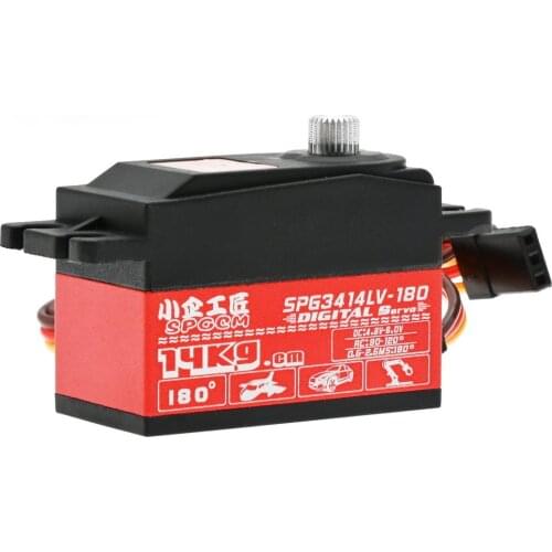 14KG High Torque Metal Short Body Servo Servo For SPGCM 1:10 Remote Control Drift RV SPG3414LV