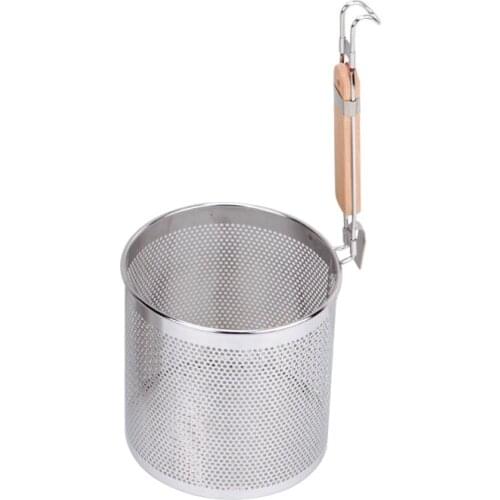 Colanders Strainers Punching powder hedge Stainless steel rice noodle network leakage filter Cooking noodles spoon