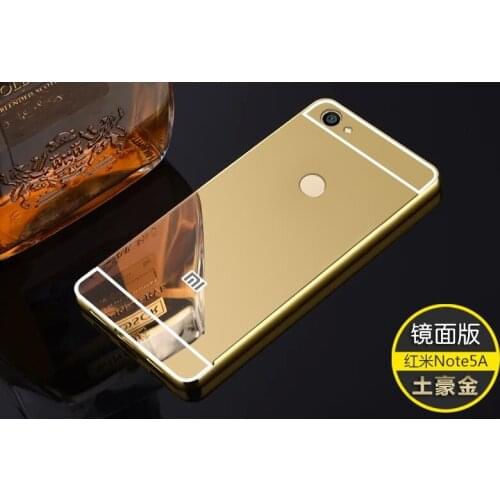 Redmi Note 5A 2GB 16GB Ultra Light Metal Case With Aluminum Alloy Frame Mirror Back Cover For Xiaomi Redmi Note 5A Pro Prime