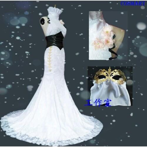 Game Identity V Cosplay Costume Crimson Butterfly Michiko Wedding Dress Halloween Suit For Women Outfit New