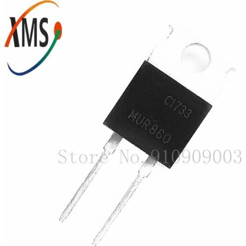 10pcs MUR860 TO220 MUR860G TO-220 U860