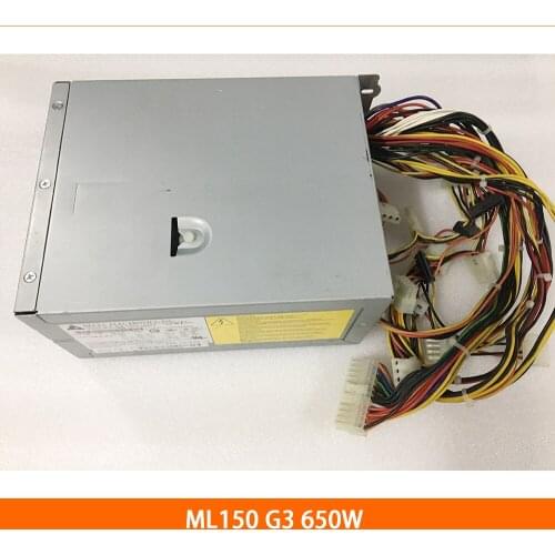 100% Working For ML150G3 TDPS-650BB A 402075-001 407730-001 650W Power Supply Fully Tested