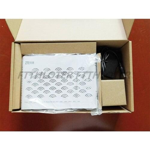 100PCS New ZTE F660 V6.0 GPON ONT 1GE+3FE+1POTS+USB+WIFI GPON 6.0 Version Optical Network Terminal English Version