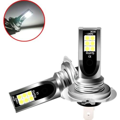 2PCS 1800LM 20W 6000K IP68 DC 12V-24V Mini H7 Combo LED Headlight Kit Bulbs Led Headlight Car Accessories