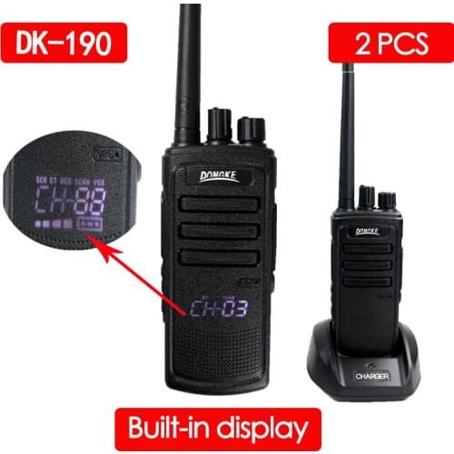 2PCS DONGKE 9058 Walkie Talkie Frequency Portable Handheld Radio Comunicador Two-Way Radio walkie-talkies Hunting Transmitter
