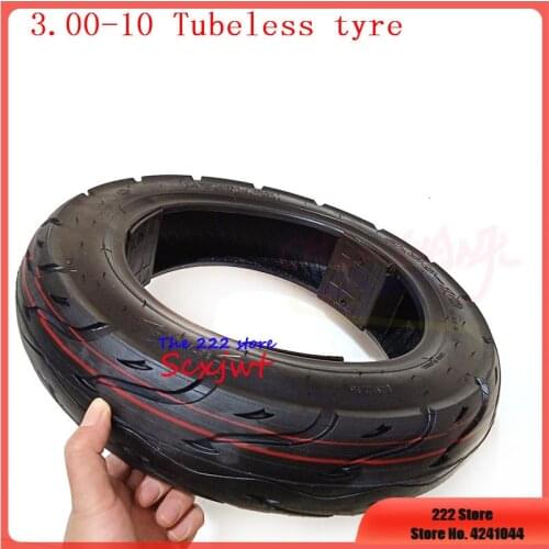 3.00-10 Tubeless Explosion-proof Tire for Electric Pedal Motorcycle 300-10 Battery Car Vacuum Tire Motorcycle Tire