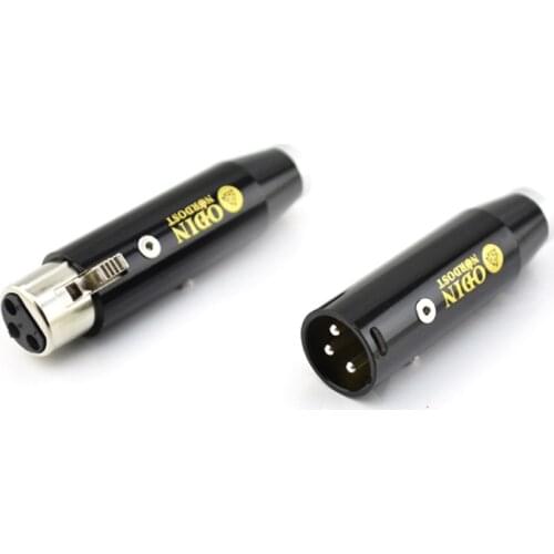 4PCS XLR plugs balanced plugs audio XLR silver plated balanced plugs