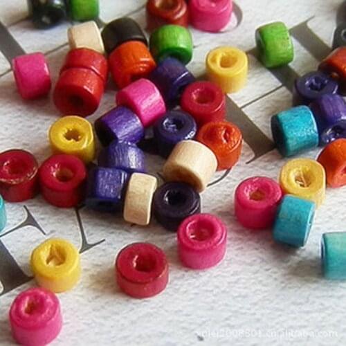 5000pcs/bag Jewelry DIY jewelry accessories wooden bead accessories wheel beads abacus beads 4*3mm 018001021