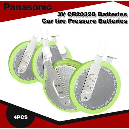 4PCS Original Panasonic CR2032B tire pressure monitoring battery 3V button battery General CR2032HR CR2032
