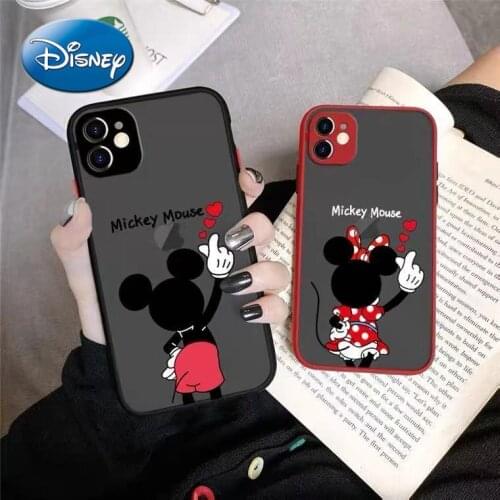 Disney Phone Case for IPhone 6S/7/8P/X/XR/XS/XSMAX/11/12Pro Mickey Mouse Minnie Case Cover