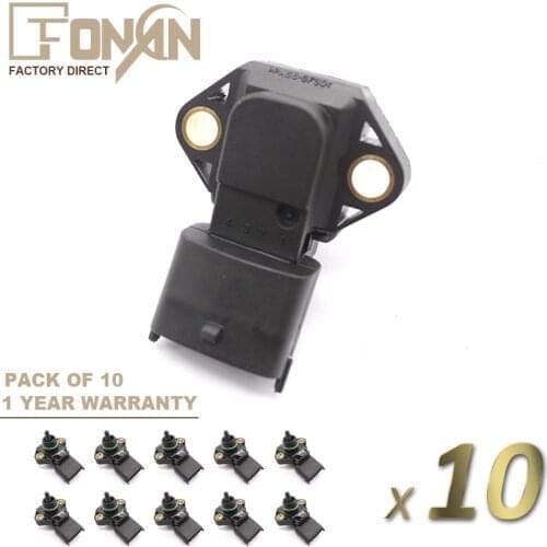 10X Manifold Absolute Pressure Sensor For CASE 105A NEW HOLLAND TS110A STEYR CVT6150 4893924 6901338 82017873 0281002316
