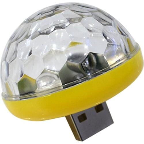 Voice Control Little Magic Ball Light Rgb Mobile Phone Android Apple Usb Magic Fan You Lantern Car Dj Stage Light