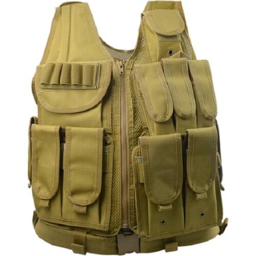 Camouflage Tactical Vest Multifunctional Vest Mesh Ventilation Field Equipment