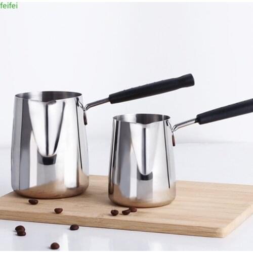 Long Handle Wax Melting Pot DIY Candle Soap Melts Pot Scented Wax Melts Metal Coffee Toroid Pitcher Latte Milk Frothing Jug