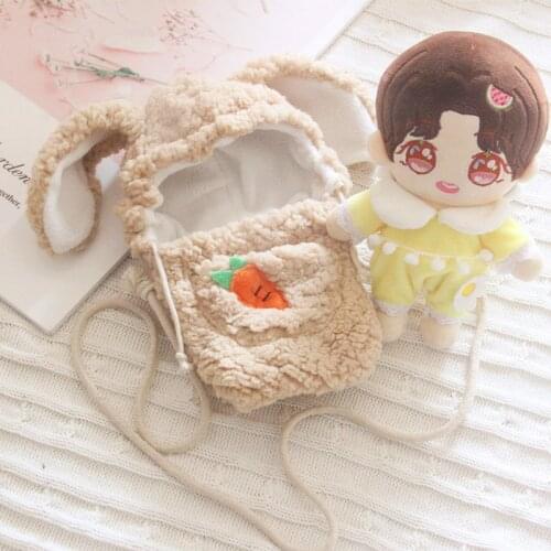 20cm Idol Dolls outgoing packets Accessories Plush Dolls Clothing Satchel Bag Stuffed Toy Dolls for Korea Kpop EXO Dolls