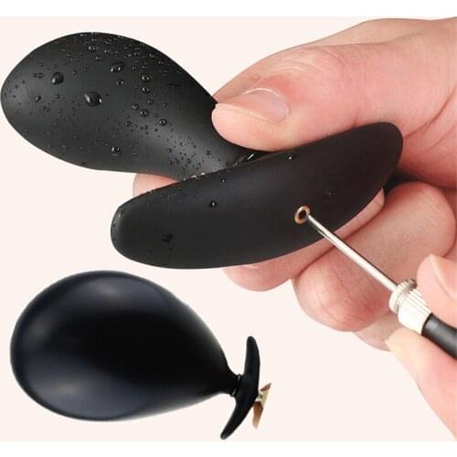 New silicone inflatable anal plug dilator, butt plug vaginal anal dilator, prostate massage anal toy S