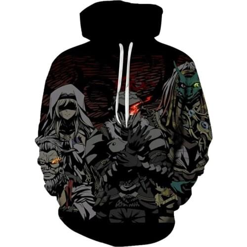 New Cartoon Goblin Slayer 3D Men Women Hoodies Fashion Casual Hoodie Tops Brand Cosplay Autumn Winter Coat Streetwear Sweatshirt