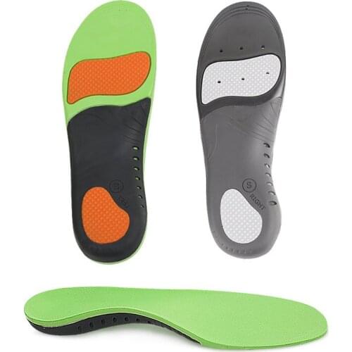Green foot GongQuan arch MATS orthopedic insoles insoles green sports massage cross-border sales of the four seasons