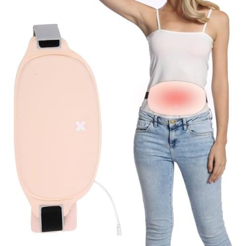 USB Electric Uterus Heating Belt For Woman Special Pain Relieve Hot Compress Warm Waist Brace Supports 5V Heated Belt Washable