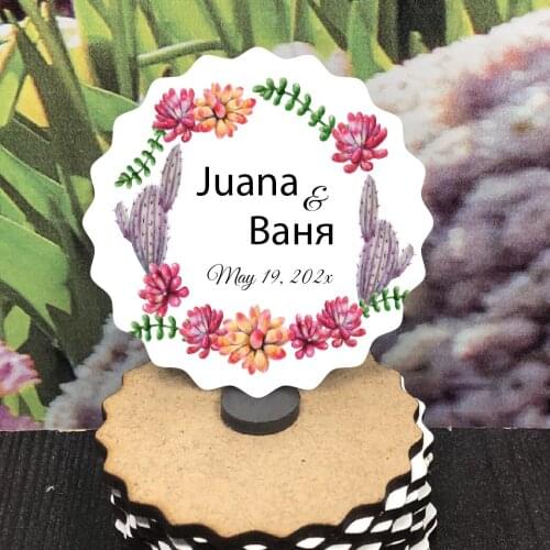 Save the Date Wooden Magnet for Your Guests and Colorful Printed Wedding, Henna, Christening Gifts 25 pcs