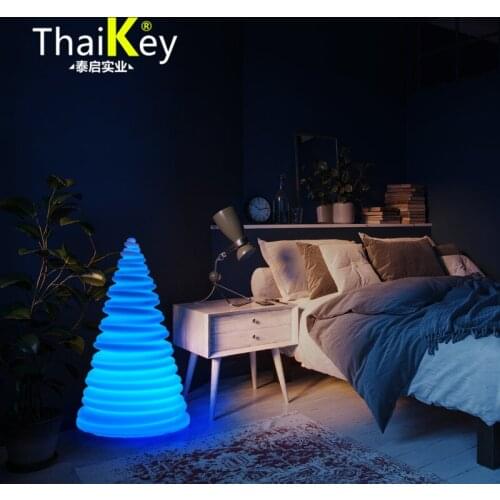 Helical Appearance Christmas Patio Garden Lighting Decoration Bar Led Light Tree Christmas Home Tabletop Decor Colorful TREE
