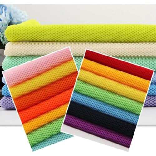 100X160CM Three layer sandwich mesh cloth fabric 3D elastic mesh material for air bed sofa shoes raw bag car decor 50 Colors