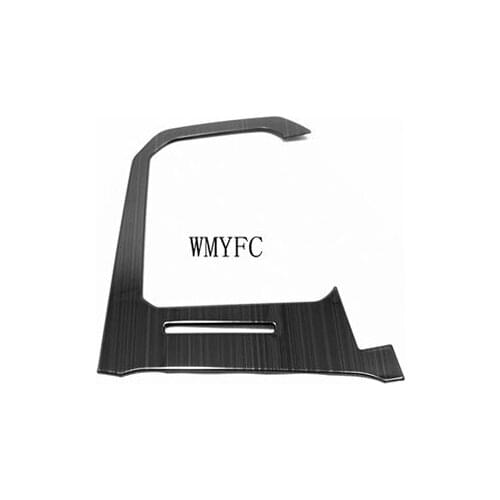 Stainless Steel Interior Center Console Gear Shift Box Panel Decor Cover Trim Accessories For VW Volkswagen Polo 2019 2020 2021