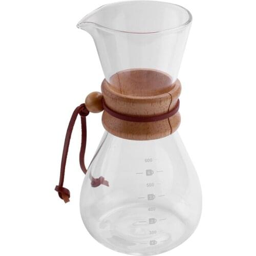 High Borosilicate Heat Resistant Glass Coffee Pot Hand Brewed Coffee Pot Coffee Utensils