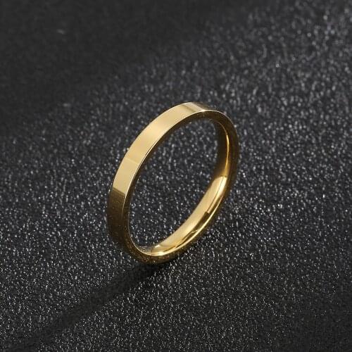 Fashion Ring For Women Men Multicolor Simple Couple Rings Stainless Steel Size 5-11 Anniversary Gift Trend Jewelry 2021
