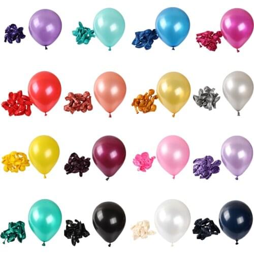 10/20pcs mix Colorful Pearl Gold White Latex Balloon Air Balls Wedding Birthdy party Decoration Helium balloons kid toys