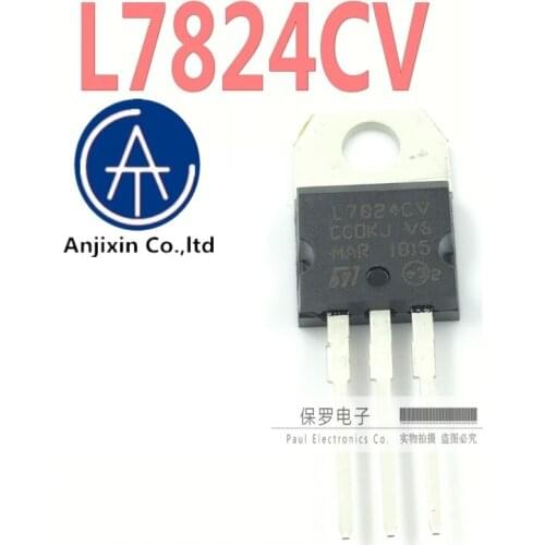 10pcs 100% orginal new three-terminal regulator L7824CV L7824 TO-220 real stock