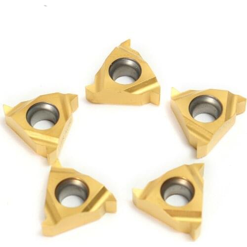 10pcs/box 1/4'' Alloy 11ER A60 Width Replacement Insert Cam for Lathe Tool