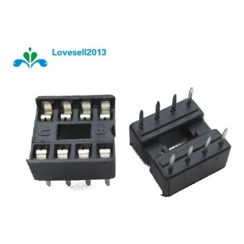 20 PCS 8-Pin 8pins DIL DIP IC Socket PCB Mount Connector NEW L8