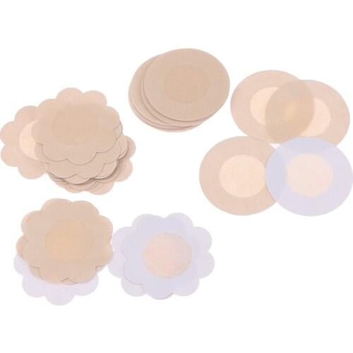 20pcs Chest Stickers Womens Invisible Breast Lift Tape Cover On Bra Nipple Stickers Adhesive Bra Nipple Covers Accessories