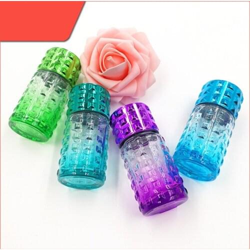 5/10/15pcs 40ml Glass Spray Bottles Colourful Perfume Bottles Portable Refillable Mini Mist Sprayer Travel Bottles