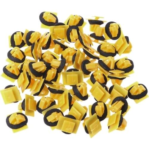 50 Pcs Door Guard Plate Clip For Hyundai Elantra Tucson Cerato Sportage Seahorse for car accessories