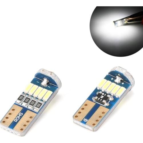 Canbus Error Free T10 LED White Interior Light Bulbs W5W 158 168 194 2825 Width License Plate Reading Door Tail Box lamp bulb